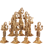Brass Superfine Vishnu Dashavatar Set 12 Inch - Temple Style Collection | Jaipurio
